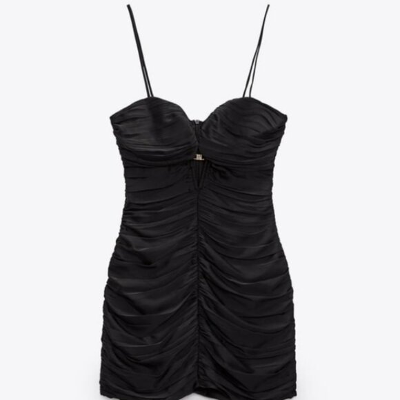 ZARA draped mini dress - Picture 5 of 8
